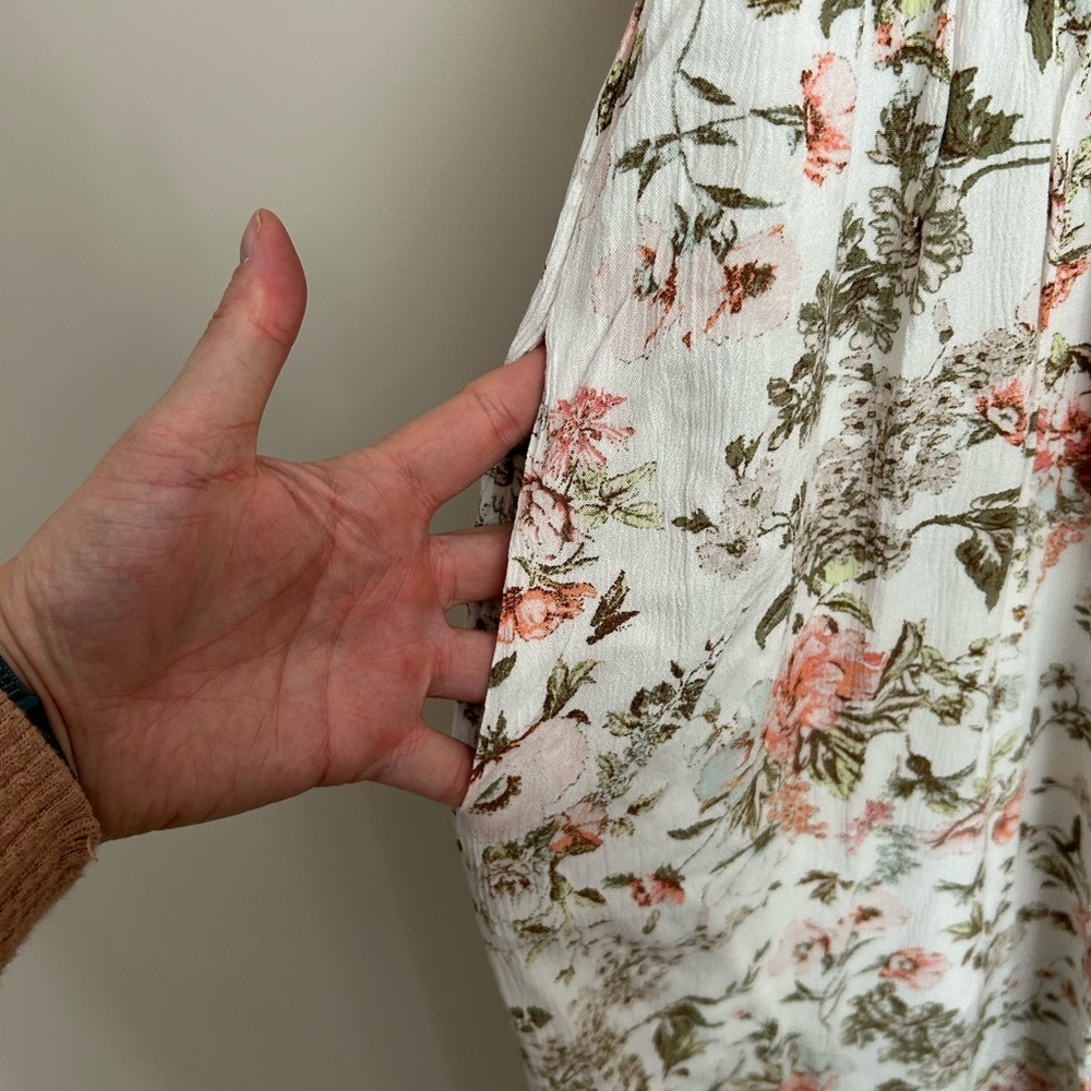 Frye Floral Printer Button Front Sleveless Dress … - image 4